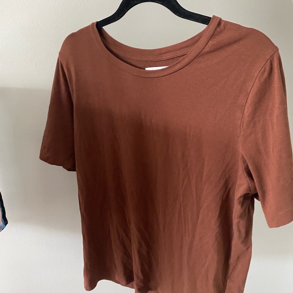 Oak + Fort brown shirt (womens size large) - Picture 2 of 5